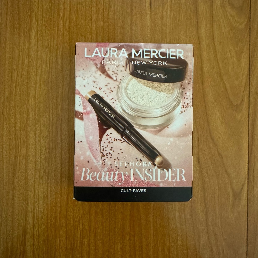 BRAND NEW! Laura Mercier Translucent Loose Setting Powder & Caviar Stick Eye Set